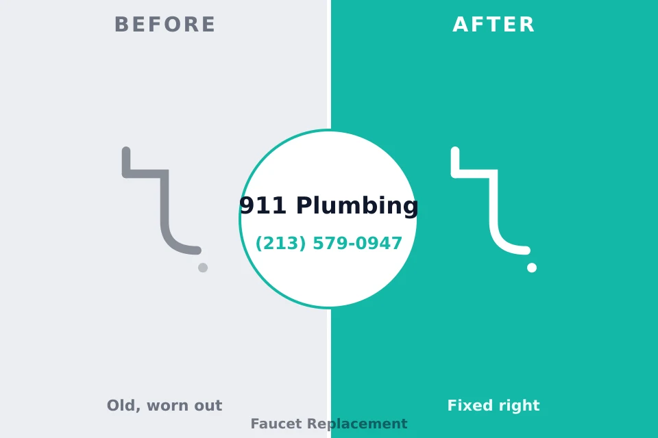 Before and after: plumbing repair Bryn Mawr-Skyway, WA